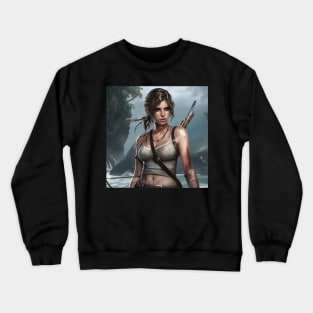 Lara Croft Tomb Raider Crewneck Sweatshirt